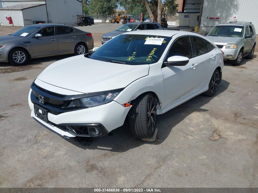 VIN 2HGFC2F84MH549049 2021 HONDA CIVIC SEDAN SPORT