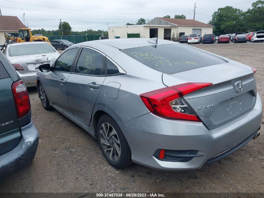 2017 HONDA CIVIC SEDAN EX - 19XFC2F78HE213024