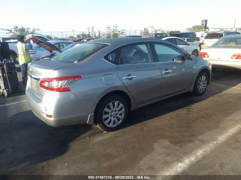 2014 NISSAN SENTRA S - 3N1AB7AP2EY265926