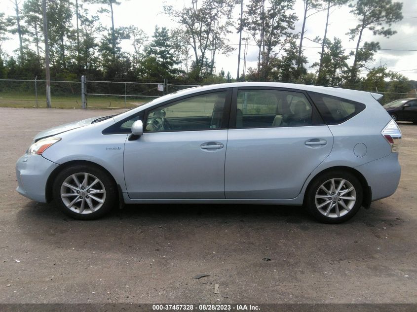 2014 TOYOTA PRIUS V TWO/THREE/FIVE - JTDZN3EU0E3297248
