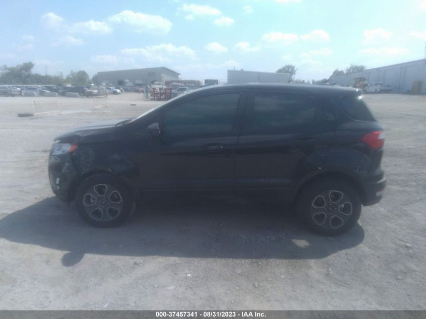 2022 FORD ECOSPORT S - MAJ6S3FLXNC463119