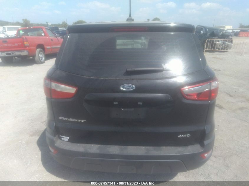 2022 FORD ECOSPORT S - MAJ6S3FLXNC463119