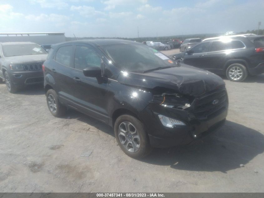 2022 FORD ECOSPORT S - MAJ6S3FLXNC463119