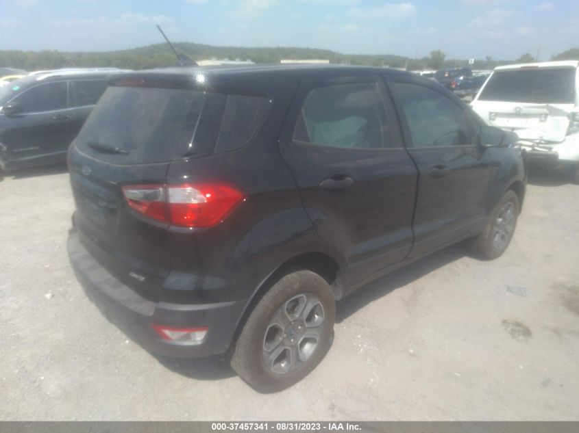 2022 FORD ECOSPORT S - MAJ6S3FLXNC463119