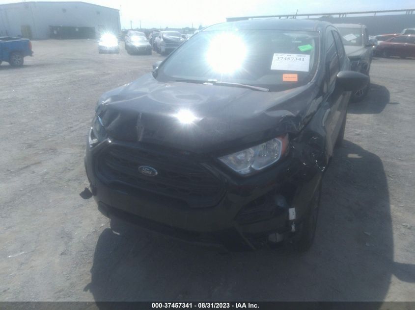 2022 FORD ECOSPORT S - MAJ6S3FLXNC463119