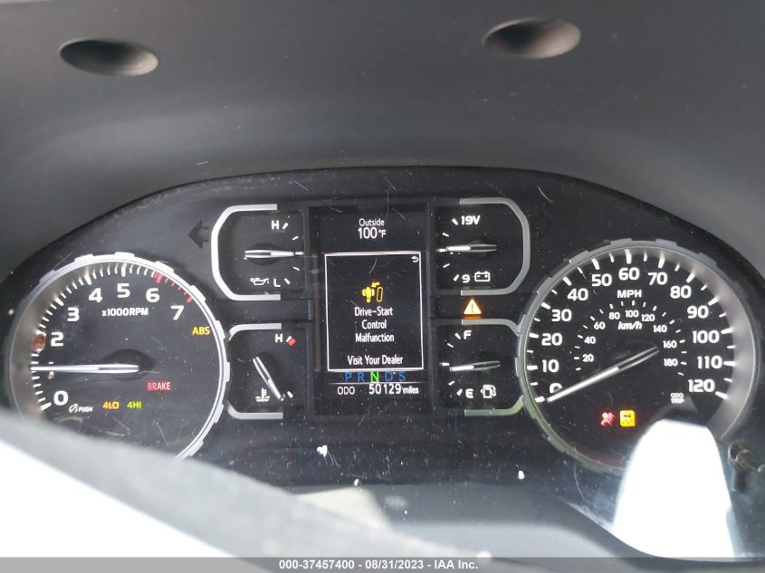 2019 TOYOTA TUNDRA TRD PRO 5.7L V8 5TFDY5F10KX853869