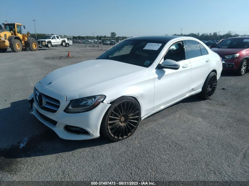 55SWF4JB6GU121626 2016 MERCEDES-BENZ C-CLASS, photo no. 2