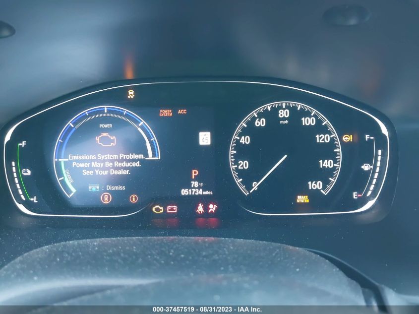2020 HONDA INSIGHT EX - 19XZE4F50LE012552