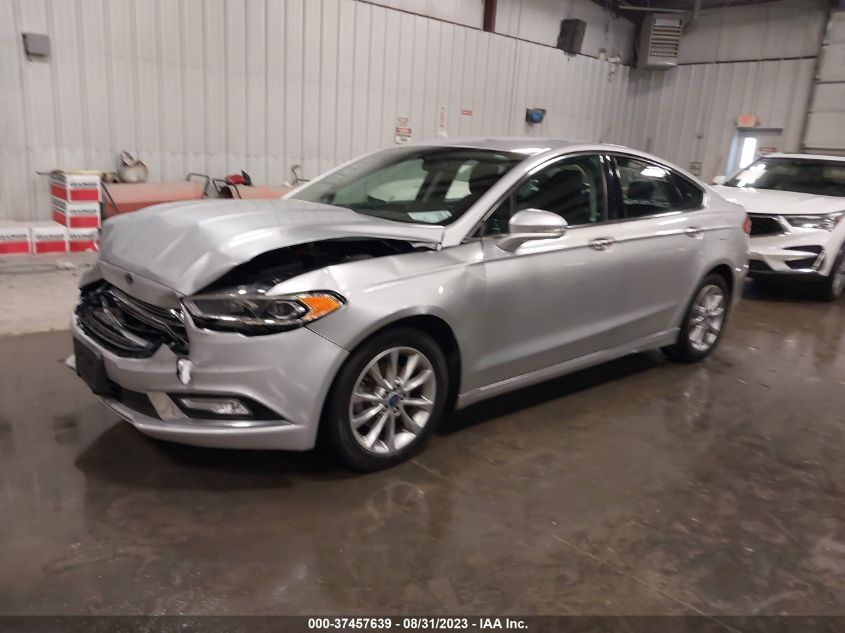 2017 FORD FUSION SE - 3FA6P0HD5HR405804