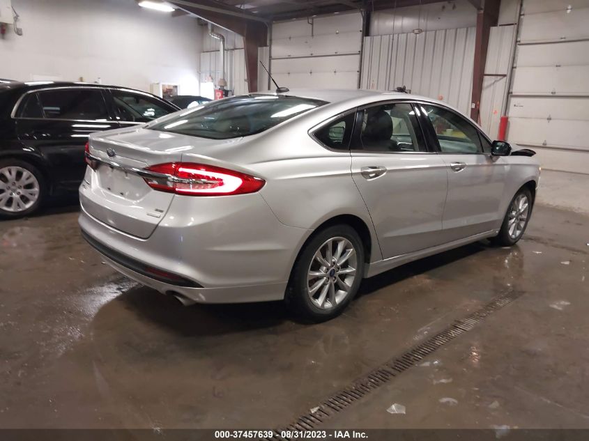 2017 FORD FUSION SE - 3FA6P0HD5HR405804