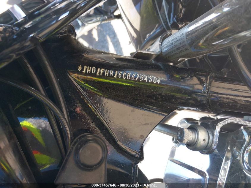 2012 HARLEY-DAVIDSON FLHP POLICE ROAD KING 1HD1FHM16CB675430
