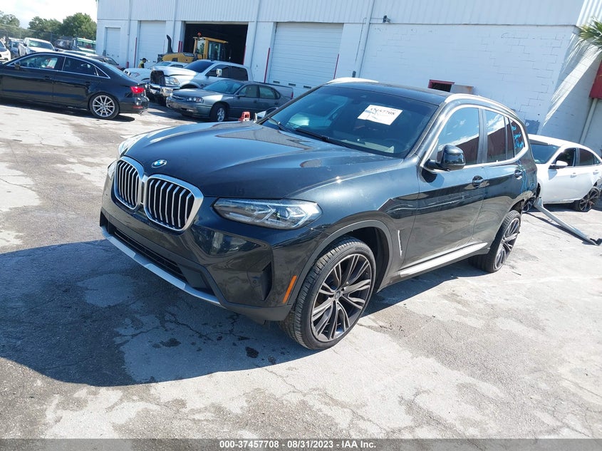 VIN 5UX43DP09N9M42055 2022 BMW X3 SDRIVE30I