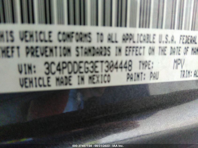 2014 DODGE JOURNEY R/T - 3C4PDDEG3ET304448