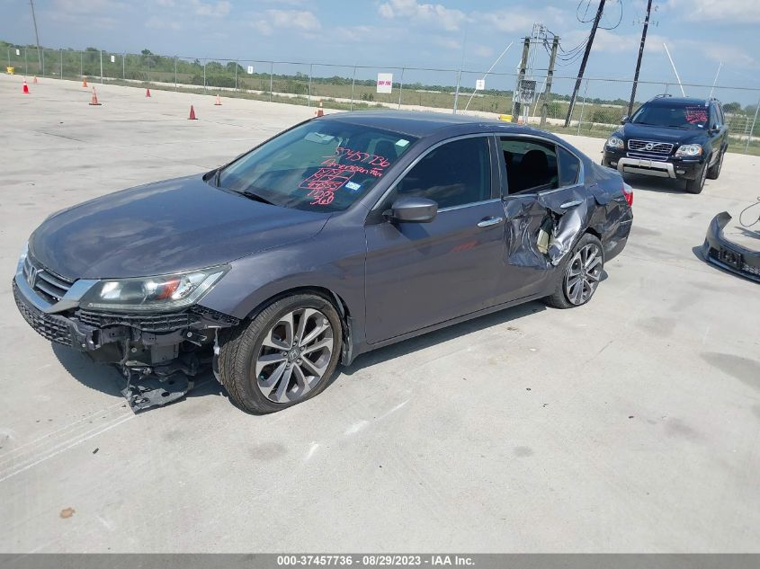 2014 HONDA ACCORD SEDAN SPORT - 1HGCR2F53EA299536