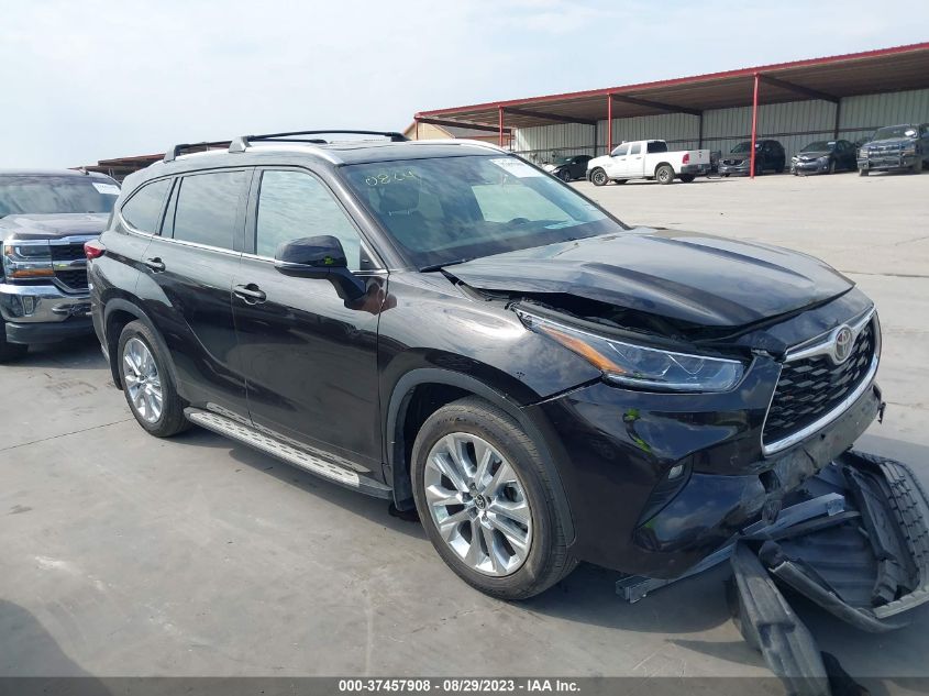 2022 TOYOTA HIGHLANDER LIMITED - 5TDYZRAH0NS107104