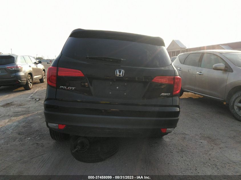2017 HONDA PILOT EX - 5FNYF6H41HB089005