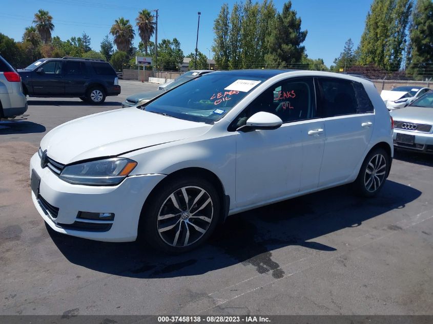 2016 VOLKSWAGEN GOLF TSI SE - 3VW217AU3GM028816