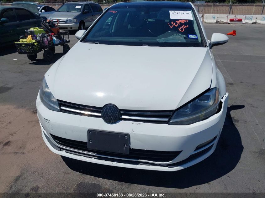 2016 VOLKSWAGEN GOLF TSI SE - 3VW217AU3GM028816