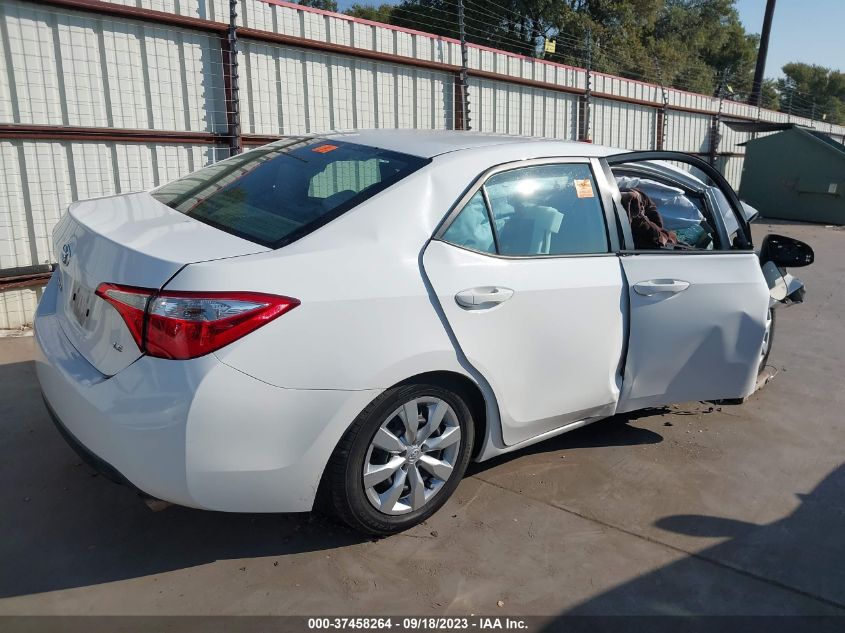 2014 TOYOTA COROLLA L/LE/S/S PLUS/LE PLUS - 5YFBURHE3EP076648