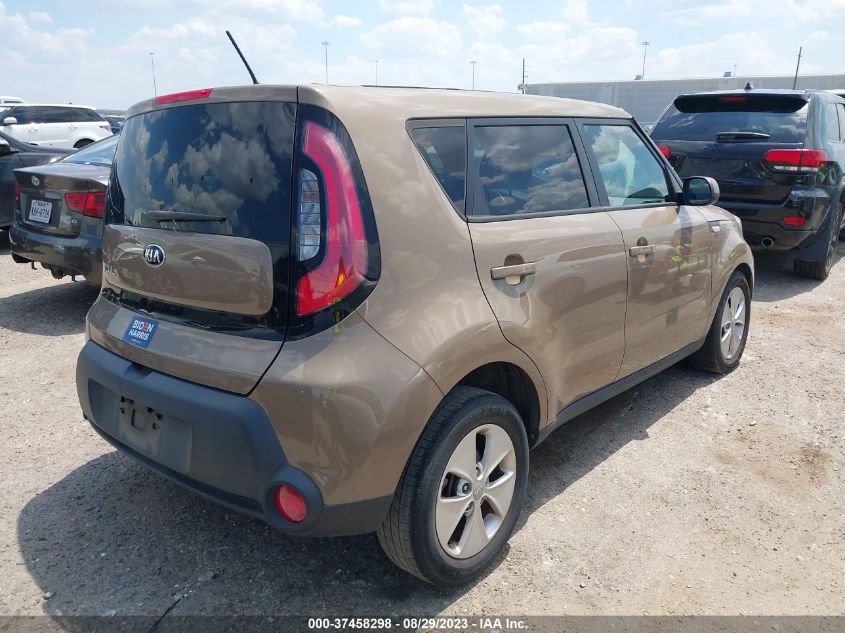 2014 KIA SOUL BASE - KNDJN2A21E7010648