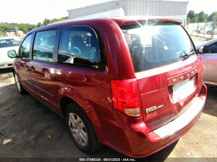 2014 DODGE GRAND CARAVAN AMERICAN VALUE PKG - 2C4RDGBG3ER230921