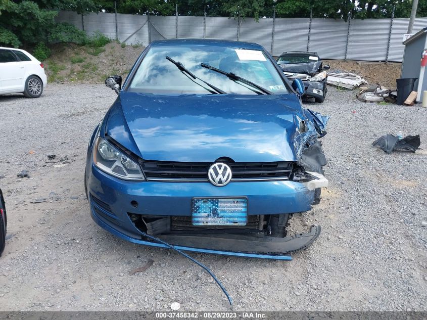 2015 VOLKSWAGEN GOLF TSI S - 3VW217AU9FM030102