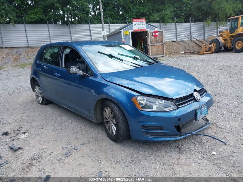 2015 VOLKSWAGEN GOLF TSI S - 3VW217AU9FM030102
