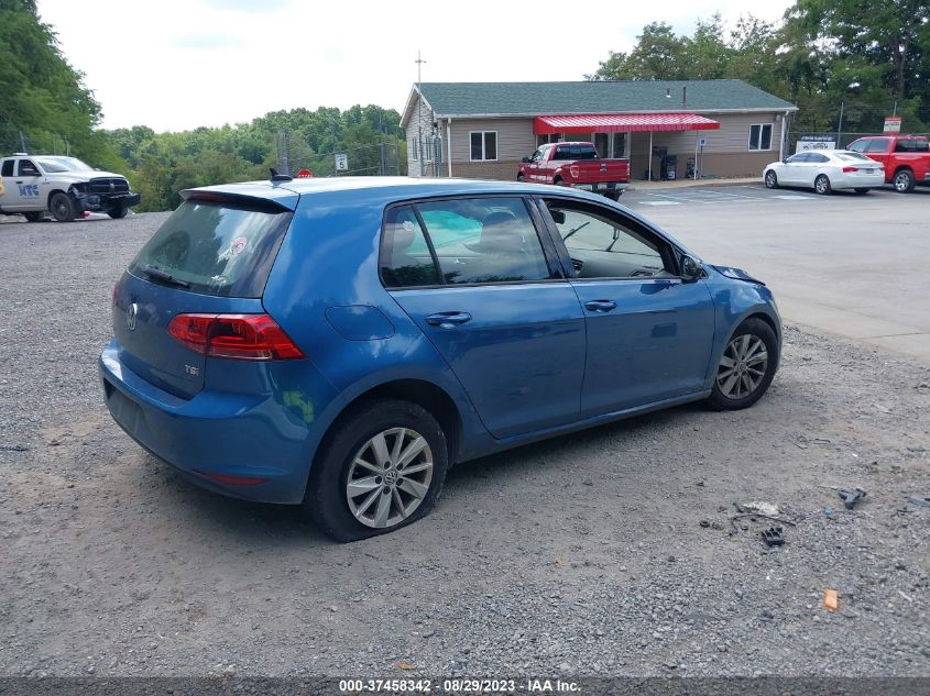 2015 VOLKSWAGEN GOLF TSI S - 3VW217AU9FM030102