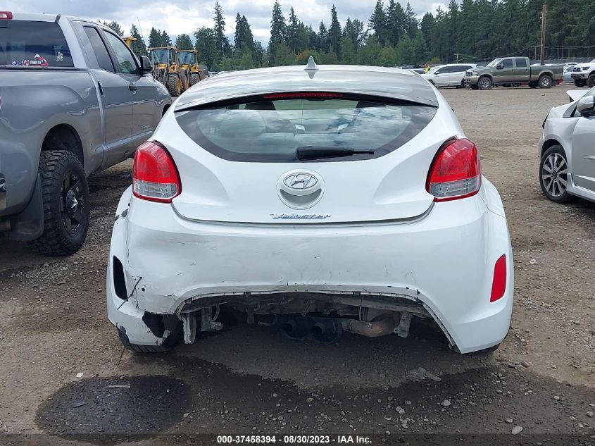 2013 HYUNDAI VELOSTER W/GRAY INT - KMHTC6AD1DU165140