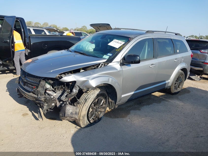 VIN 3C4PDCBB0KT860215 2019 DODGE JOURNEY SE