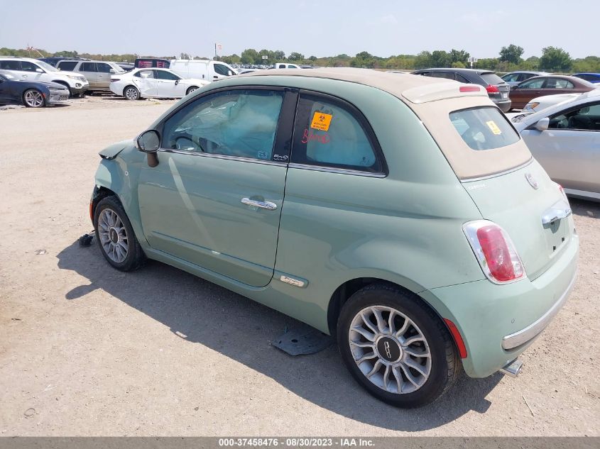 2013 FIAT 500C LOUNGE 3C3CFFER9DT618758