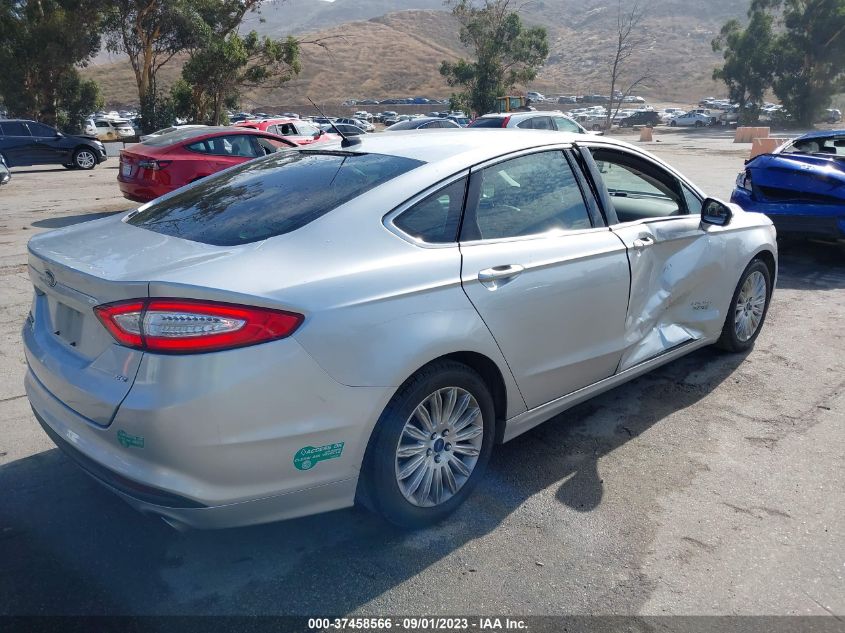 2014 FORD FUSION ENERGI SE LUXURY - 3FA6P0PU2ER203550