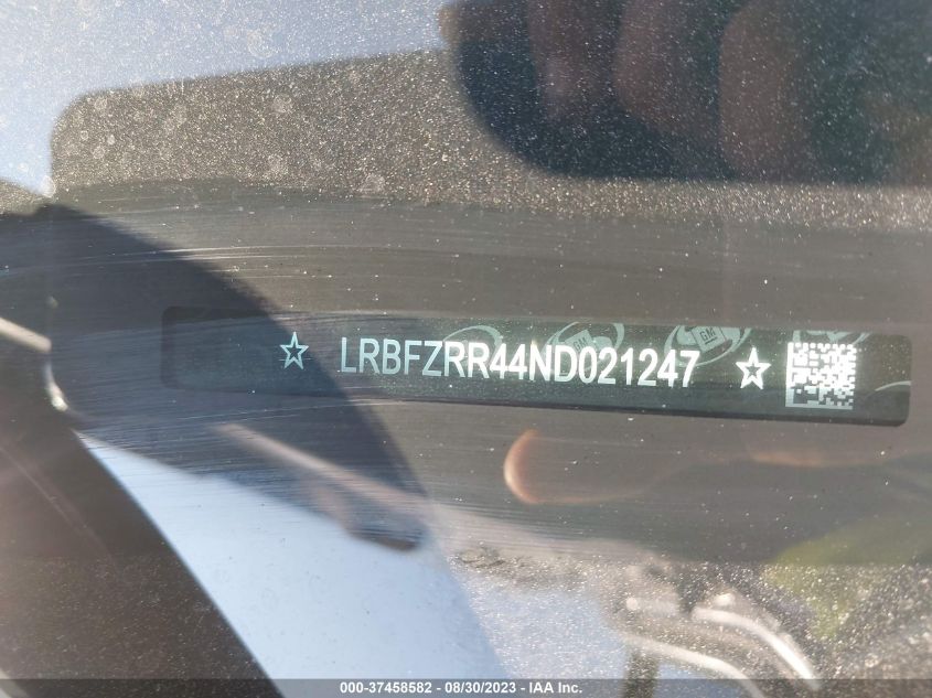 2022 BUICK ENVISION AVENIR - LRBFZRR44ND021247