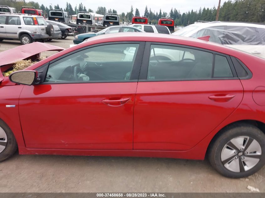 2020 HYUNDAI IONIQ HYBRID BLUE - KMHC65LC7LU234479