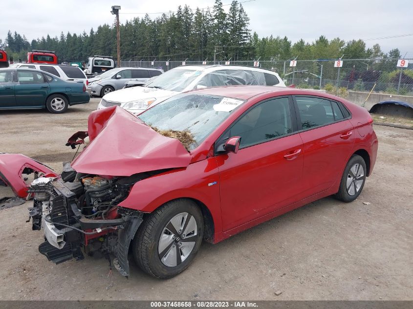 2020 HYUNDAI IONIQ HYBRID BLUE - KMHC65LC7LU234479
