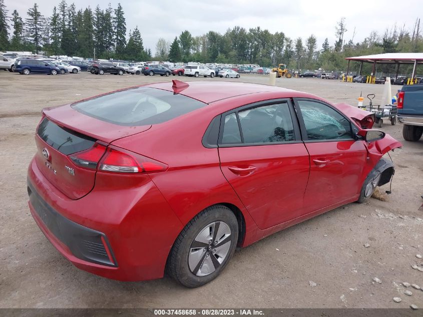 2020 HYUNDAI IONIQ HYBRID BLUE - KMHC65LC7LU234479