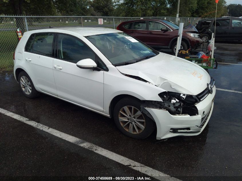2016 VOLKSWAGEN GOLF S - 3VW117AU3GM060113