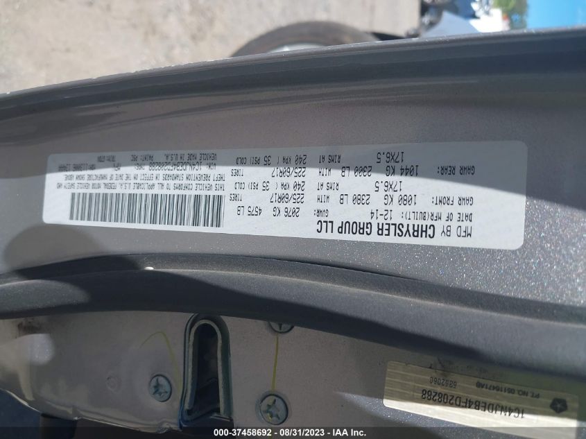 2015 JEEP COMPASS LATITUDE - 1C4NJDEB4FD208288