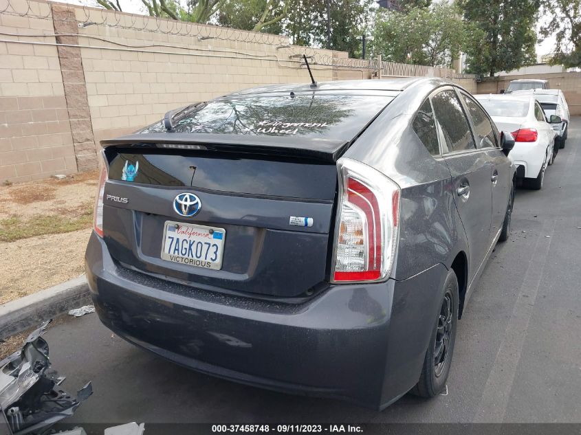 2013 TOYOTA PRIUS - JTDKN3DU3D1650210