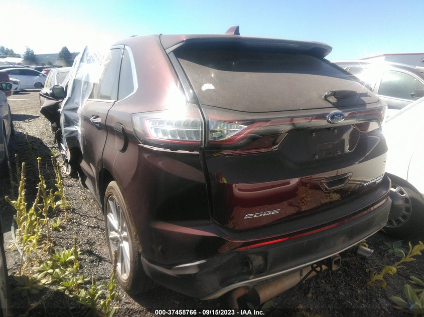 VIN 2FMPK4K92HBC10424 2017 FORD EDGE TITANIUM