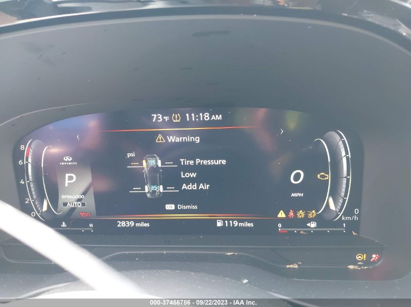 VIN 5N1DL1FSXPC353681 2023 INFINITI QX60 LUXE