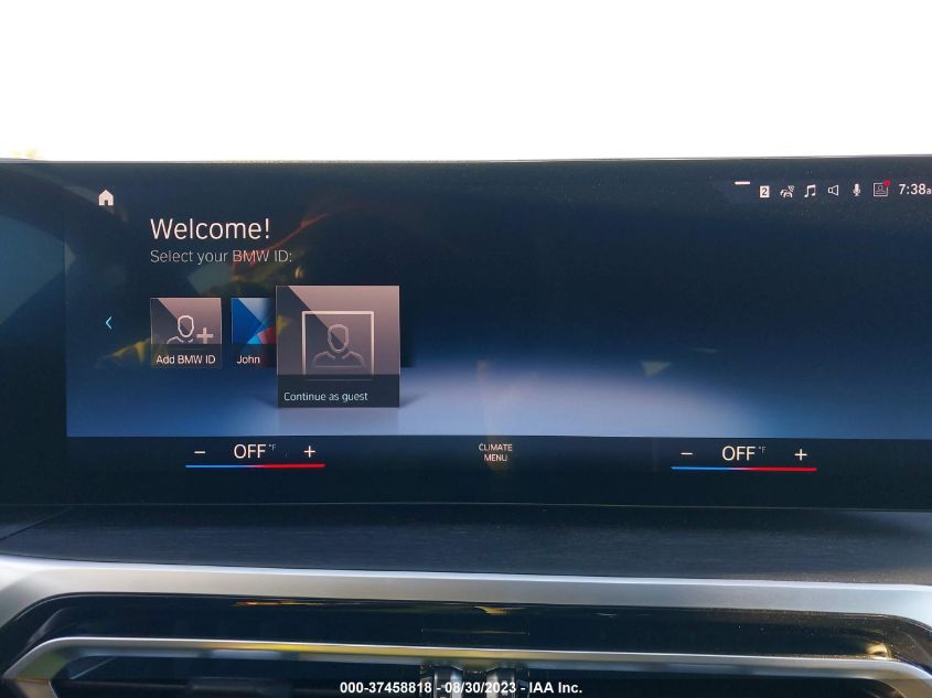 2023 BMW I4 EDRIVE40 WBY73AW06PFN42096