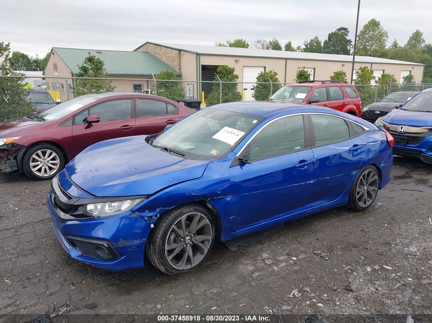VIN 2HGFC2F83LH504988 2020 HONDA CIVIC SEDAN SPORT