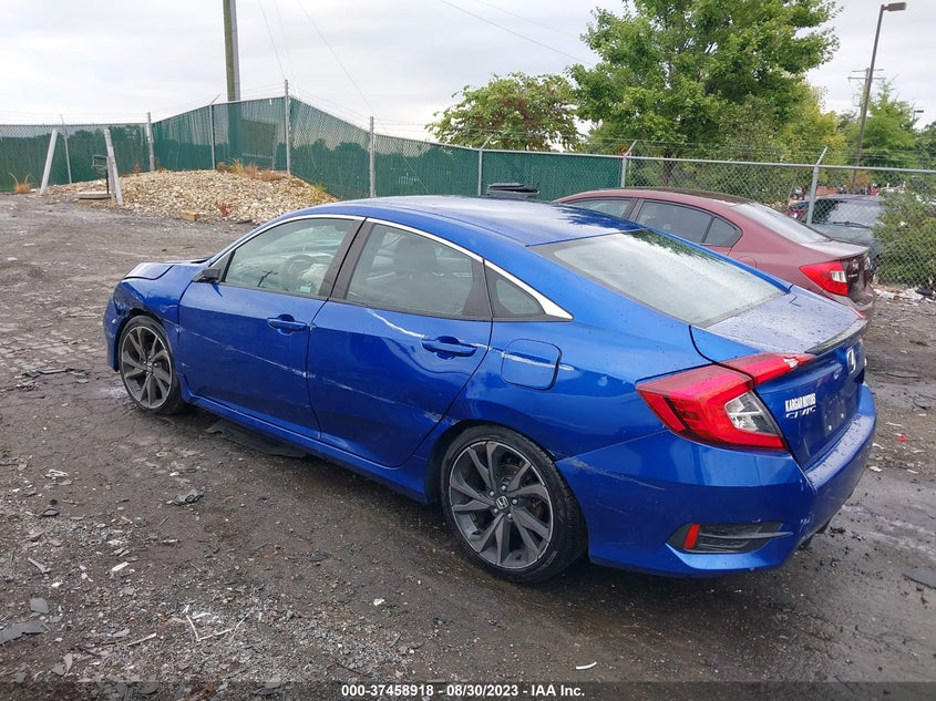 VIN 2HGFC2F83LH504988 2020 HONDA CIVIC SEDAN SPORT