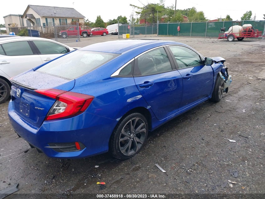 VIN 2HGFC2F83LH504988 2020 HONDA CIVIC SEDAN SPORT