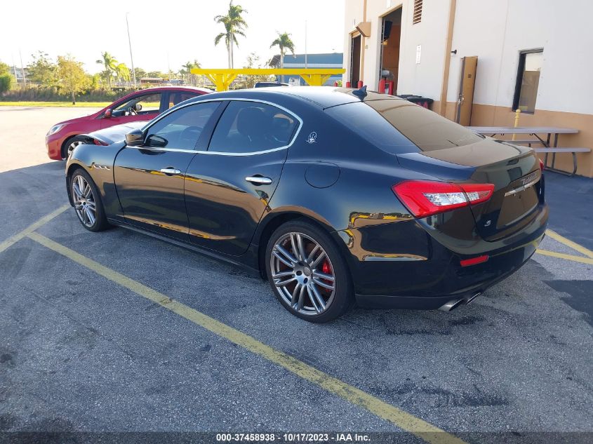 2017 MASERATI GHIBLI S - ZAM57RSA9H1252522