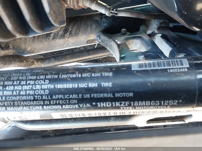 2021 HARLEY-DAVIDSON FLTRK 1HD1KZF18MB631252