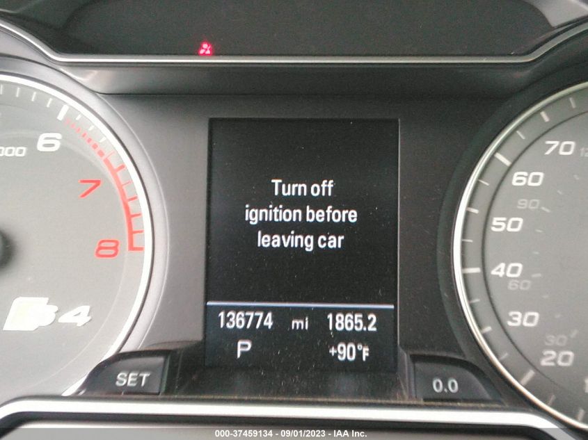 2014 AUDI S4 PREMIUM PLUS WAUBGAFL1EA032109
