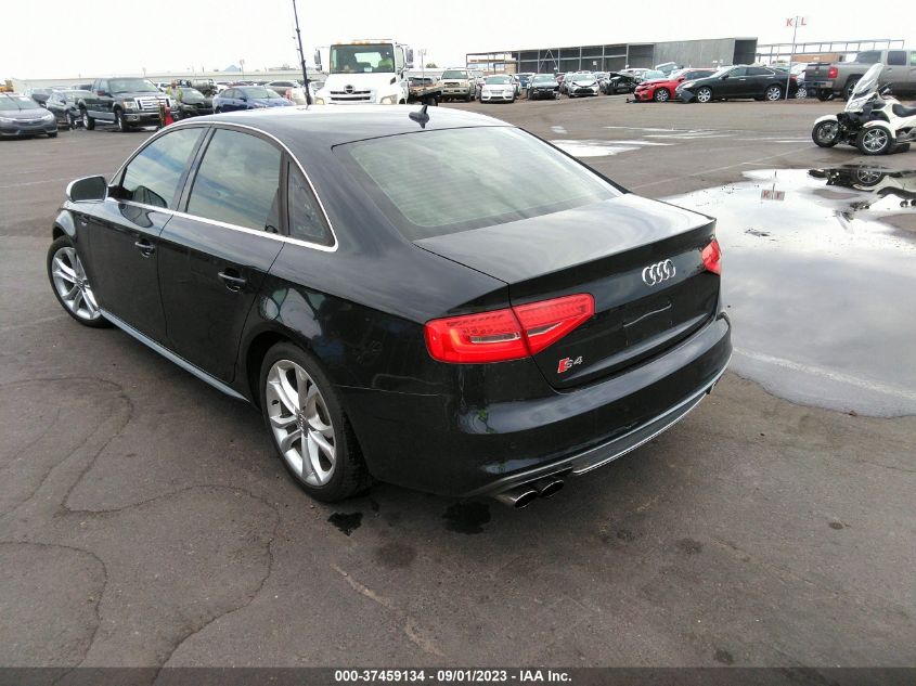 2014 AUDI S4 PREMIUM PLUS WAUBGAFL1EA032109