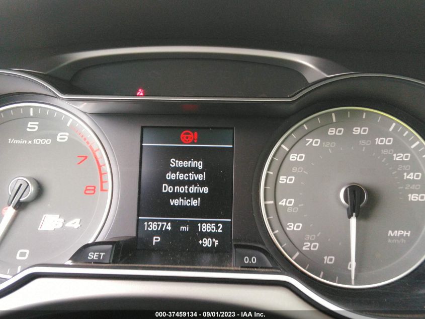 2014 AUDI S4 PREMIUM PLUS WAUBGAFL1EA032109